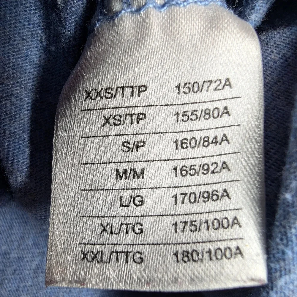 Roots Blue Long Sleeve White Logo Top XS Woman - Picture 3 of 9